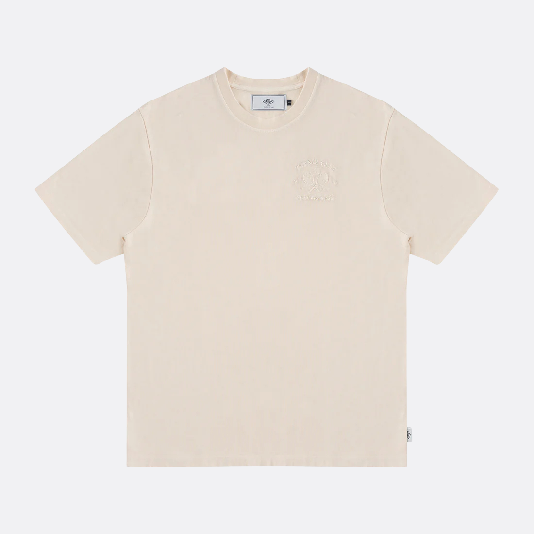 Sanjo Camiseta de Tennis Club desvaída // ECRU