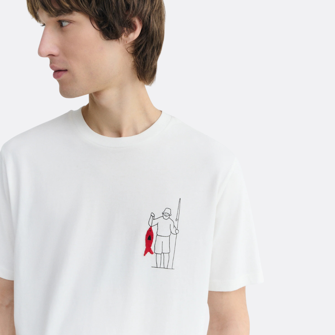 <PRODUCTTITLE> in White by Thinking Mu.