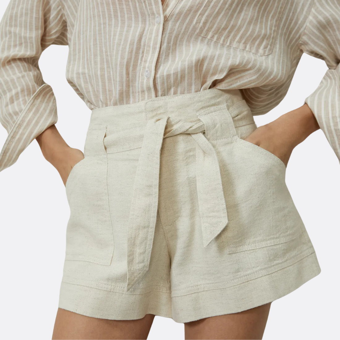 <PRODUCTTITLE> in Beige by Shoulder.