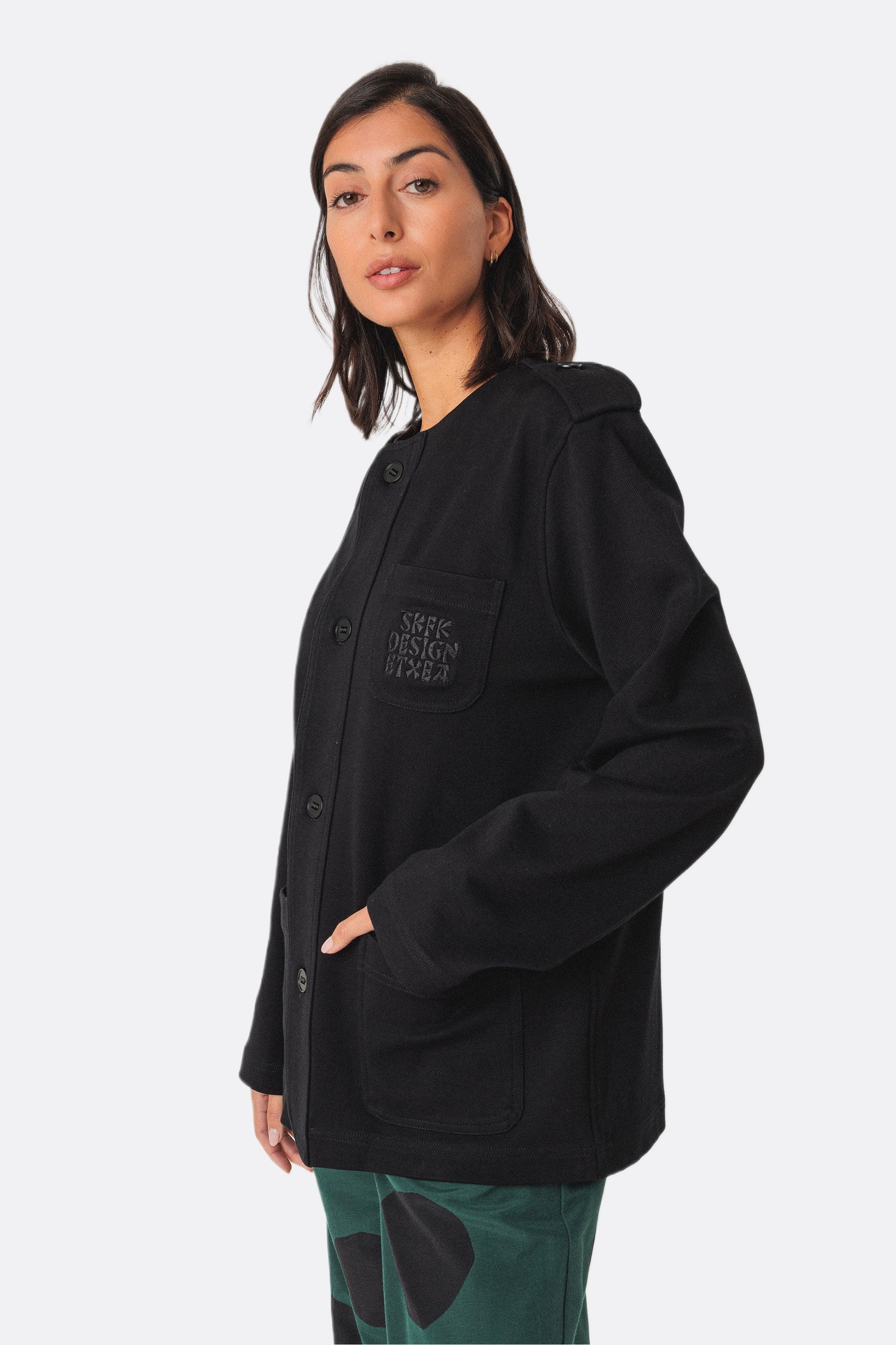 <PRODUCTTITLE> in Black by SKFK.