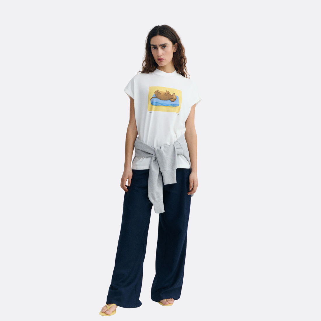 <PRODUCTTITLE> in White by Thinking Mu.