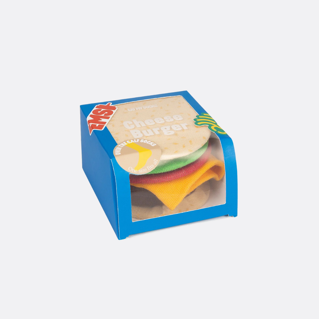 Cheeseburger -Socken