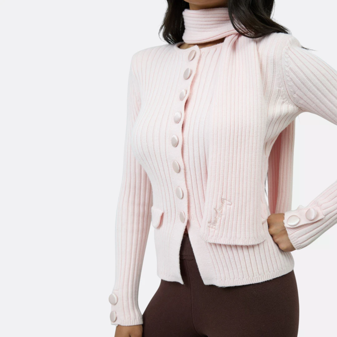 <PRODUCTTITLE> in Pink by House of Sunny.