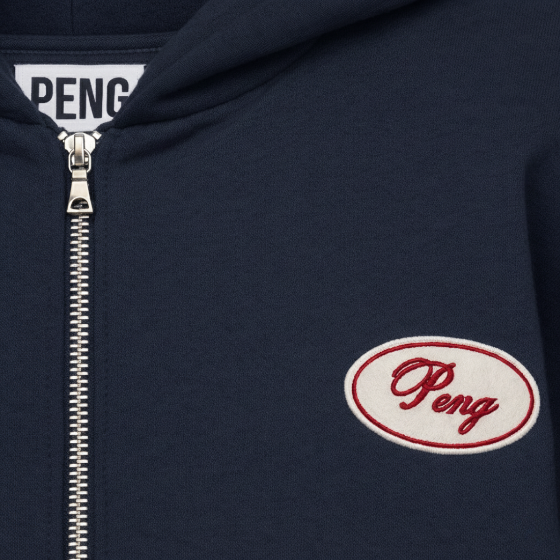 Heavyweight Patch Zip Hoodie