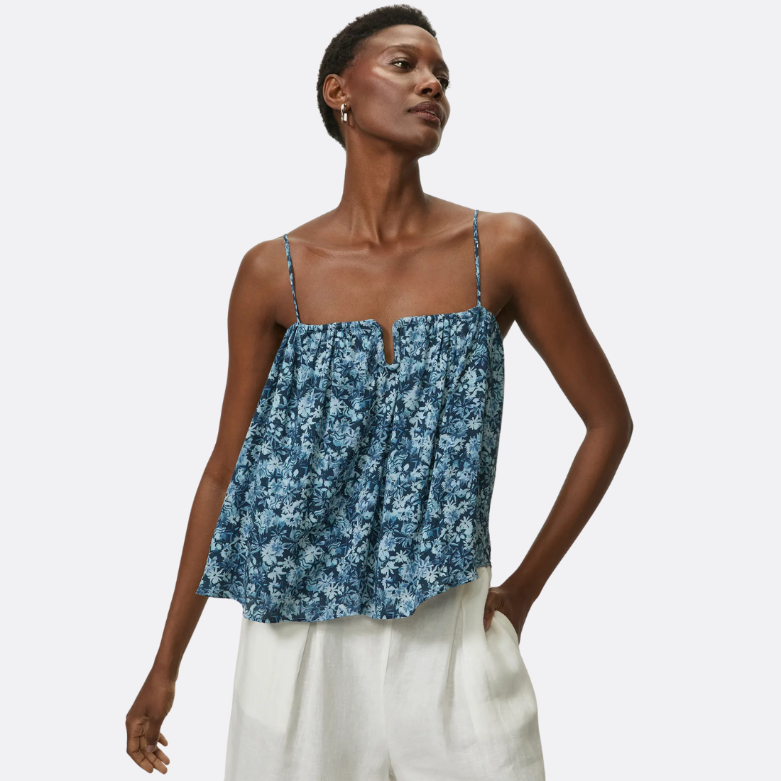 <PRODUCTTITLE> in Blue by Shoulder.