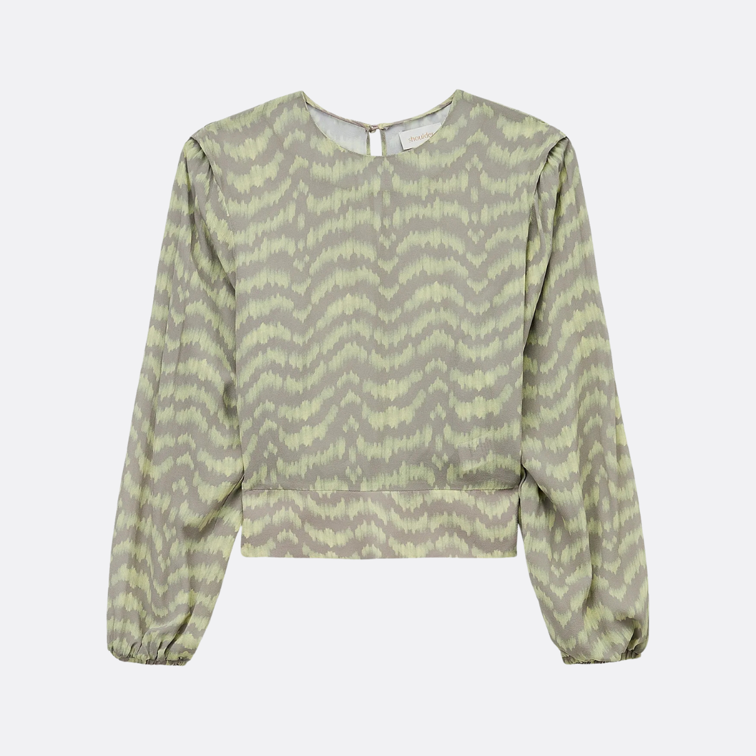Blusa con textura ahumada