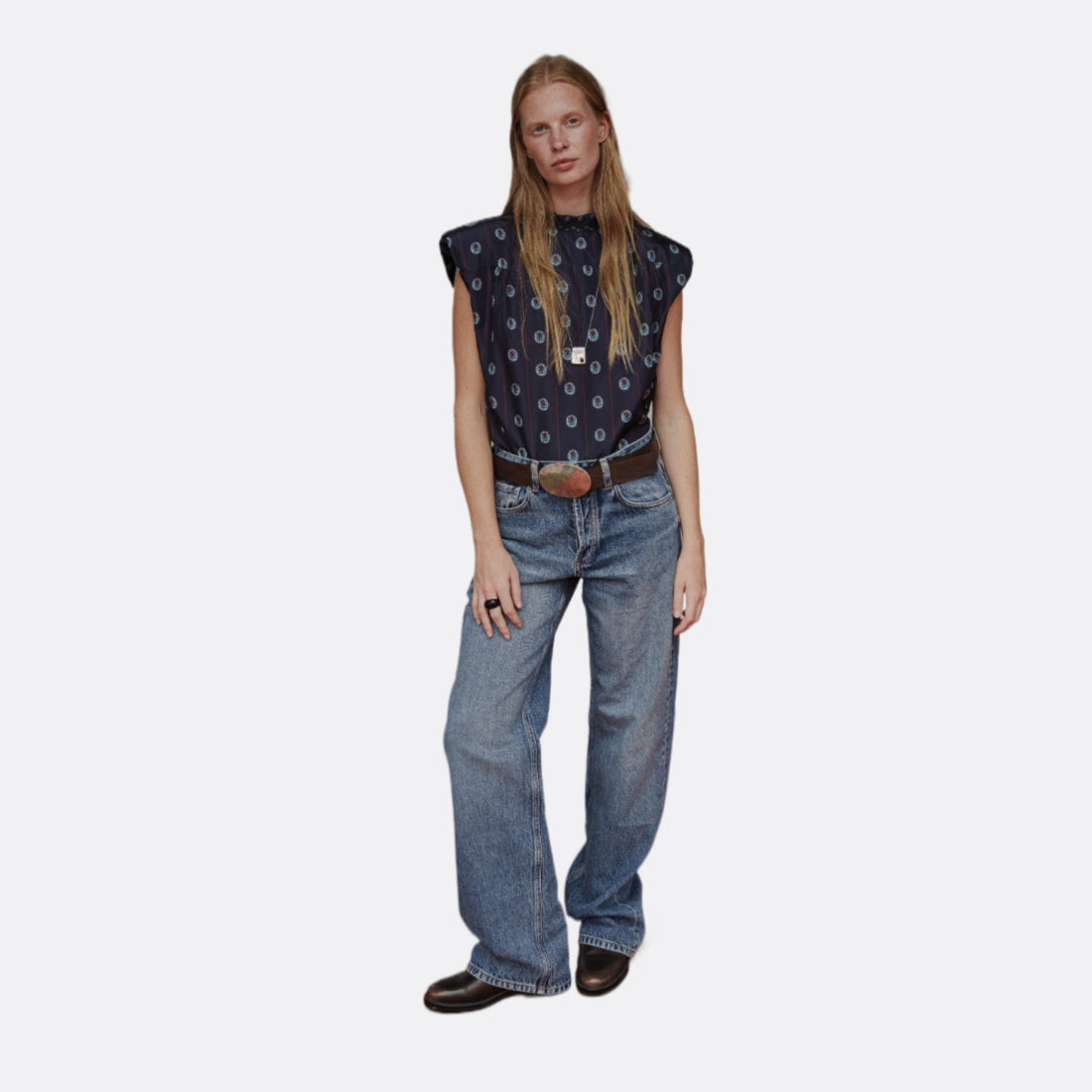 <PRODUCTTITLE> in Blue by Himba.
