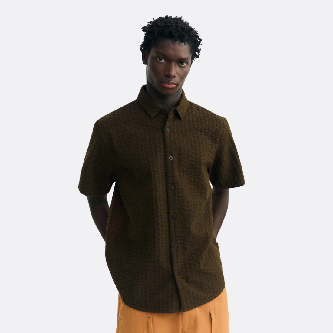 <PRODUCTTITLE> in Brown by Thinking Mu.