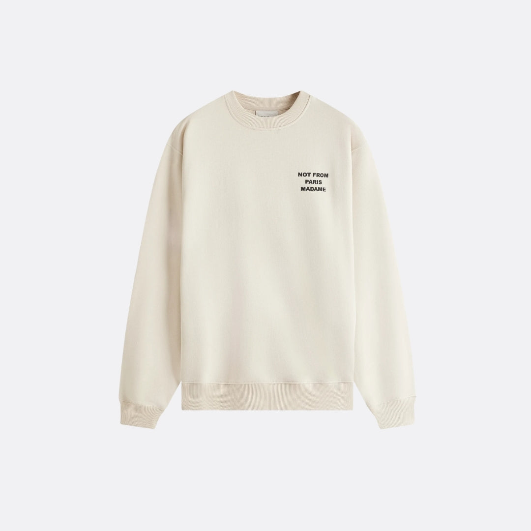 Sweatshirt mit auffälligem Slogan