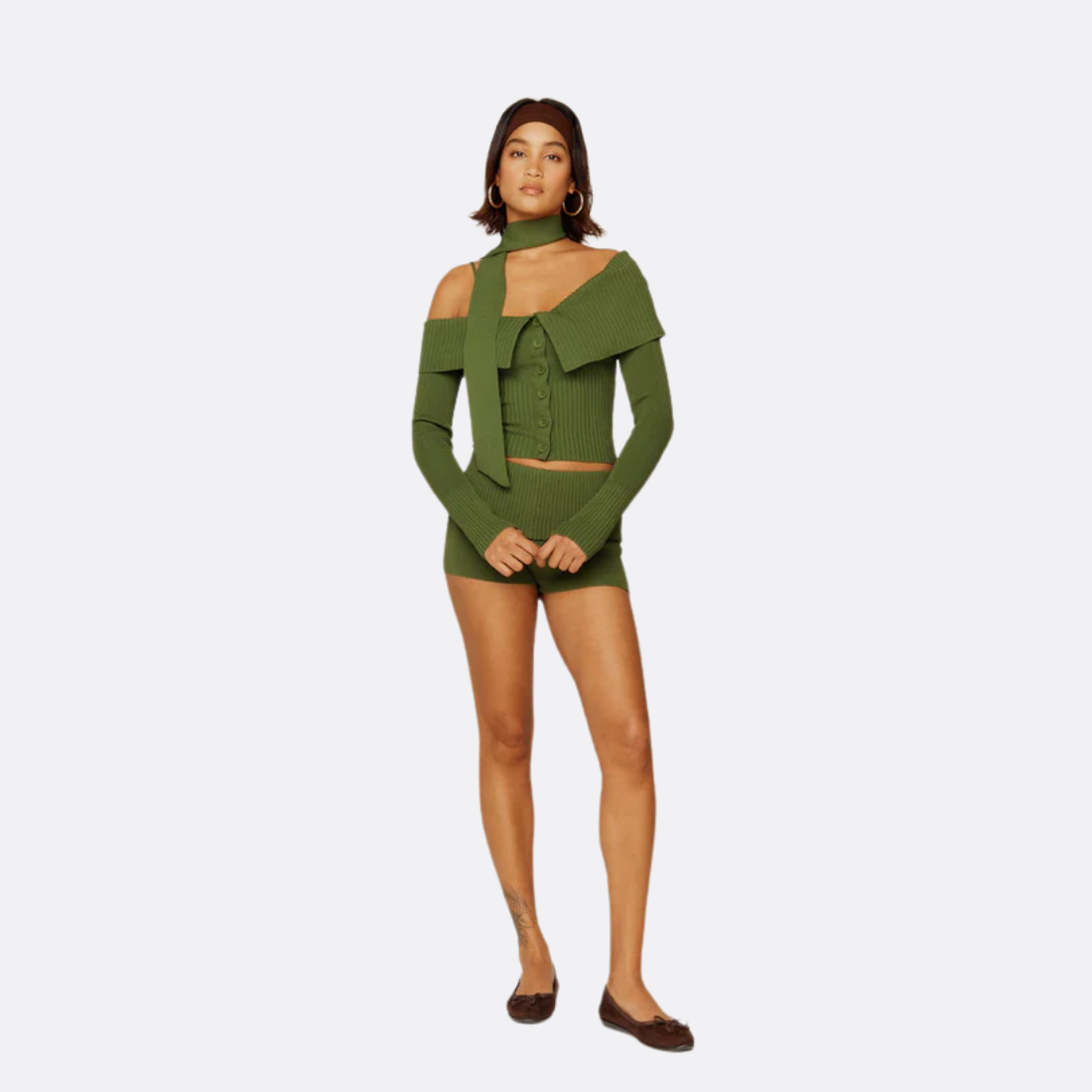 <PRODUCTTITLE> in Green by House of Sunny.