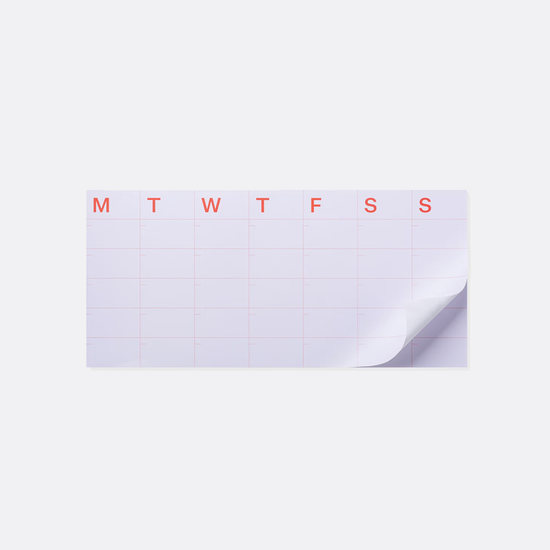 Large Monthly Notepad