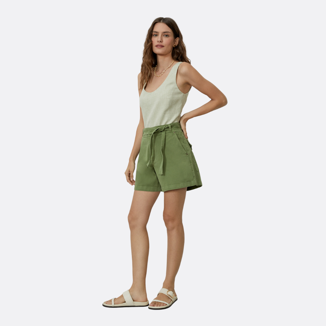 <PRODUCTTITLE> in Green by Shoulder.