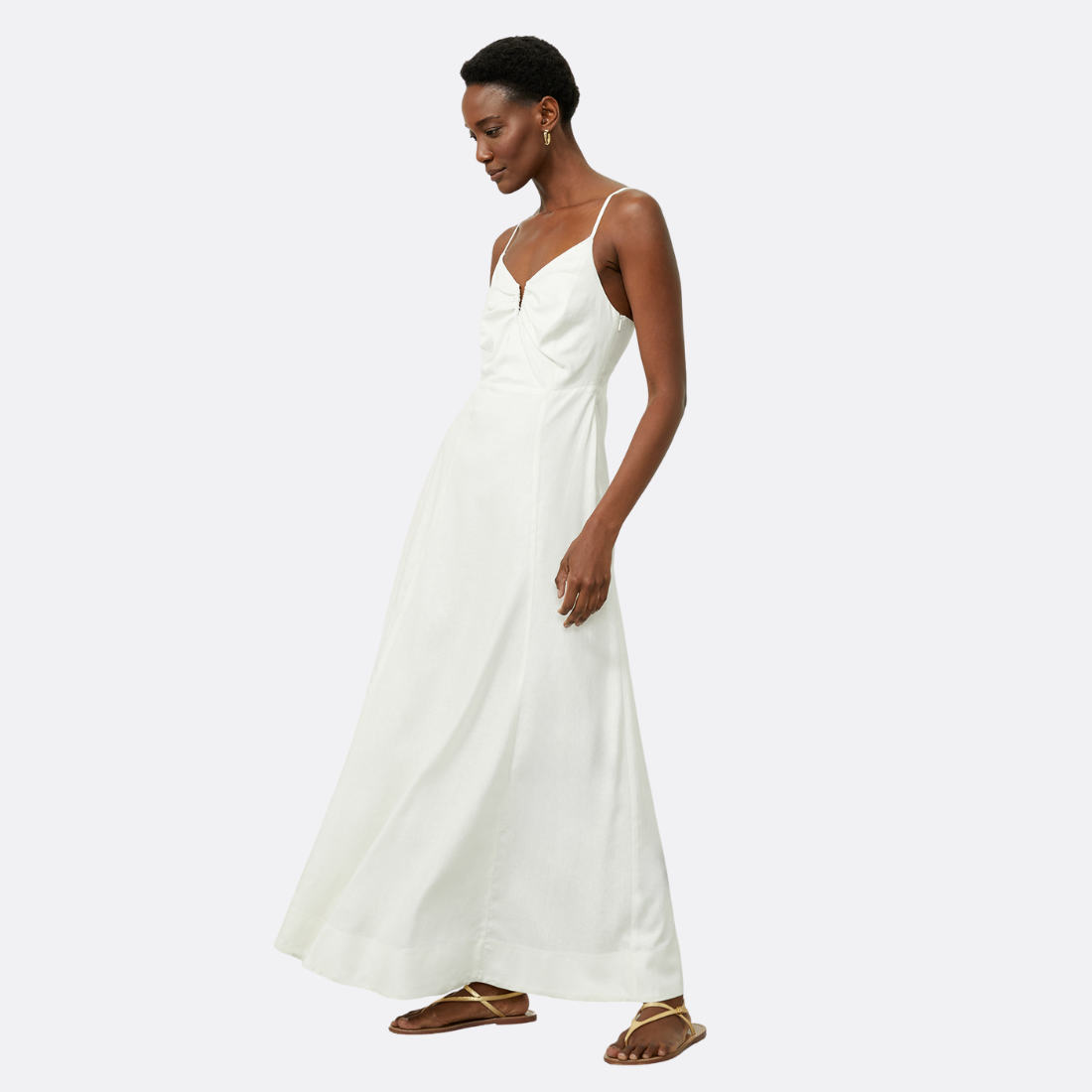 <PRODUCTTITLE> in White by Shoulder.