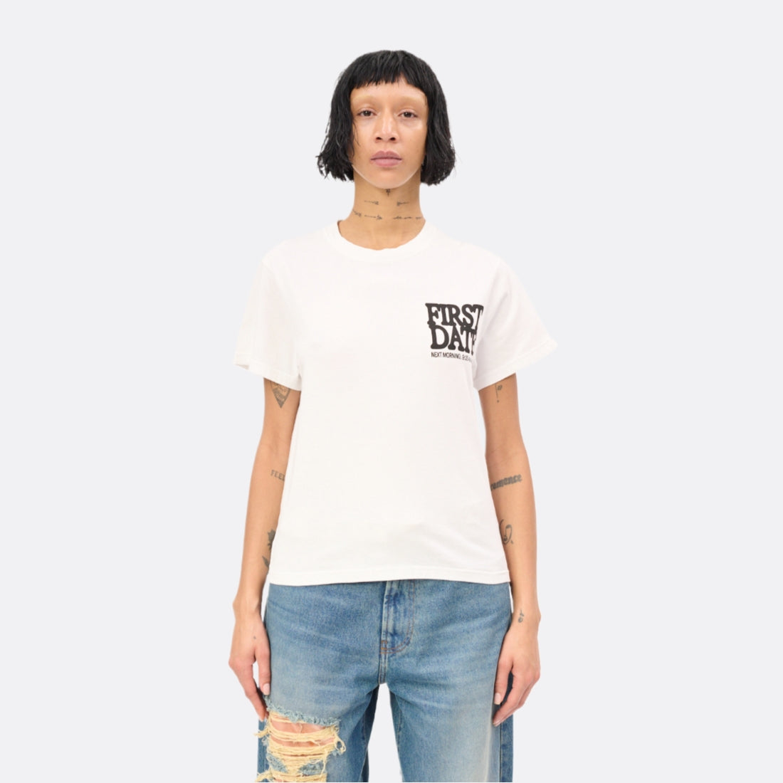 <PRODUCTTITLE> in White by Carne Bollente.