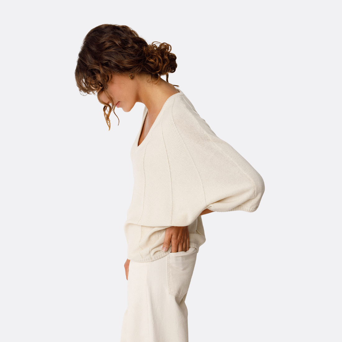 <PRODUCTTITLE> in Beige by SKFK.