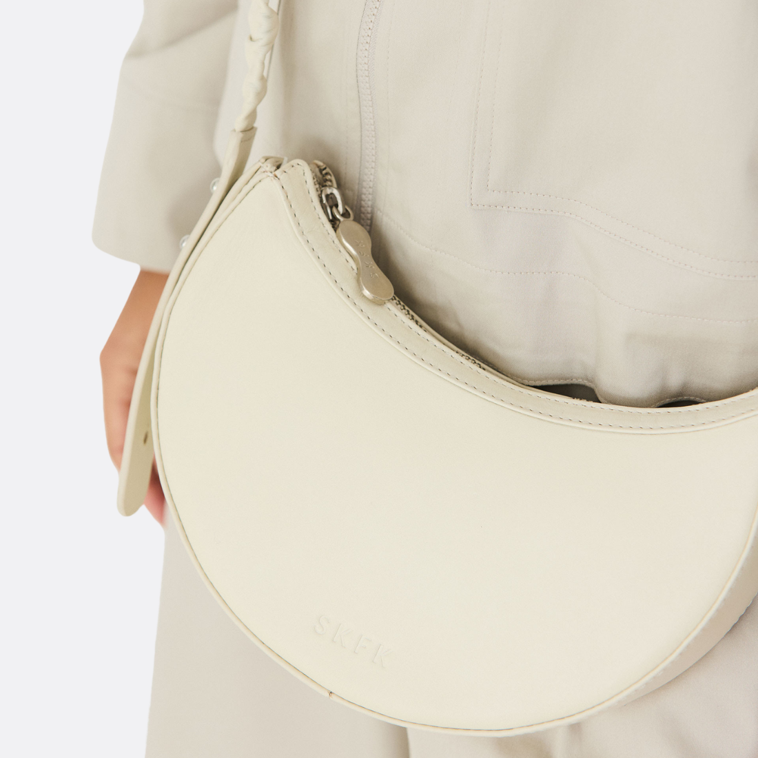 <PRODUCTTITLE> in Beige by SKFK.