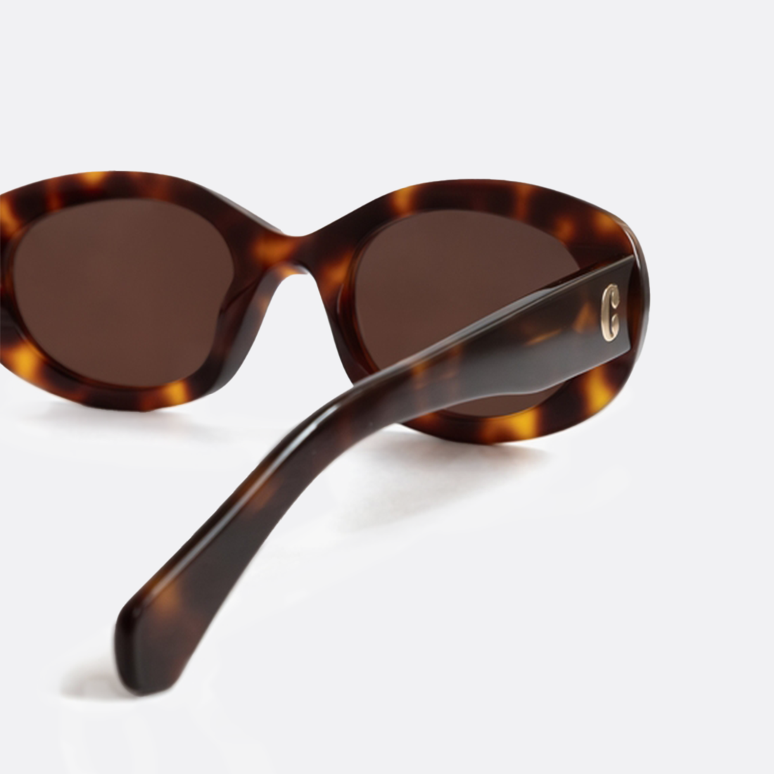 <PRODUCTTITLE> in Brown by Corlin Eyewear.