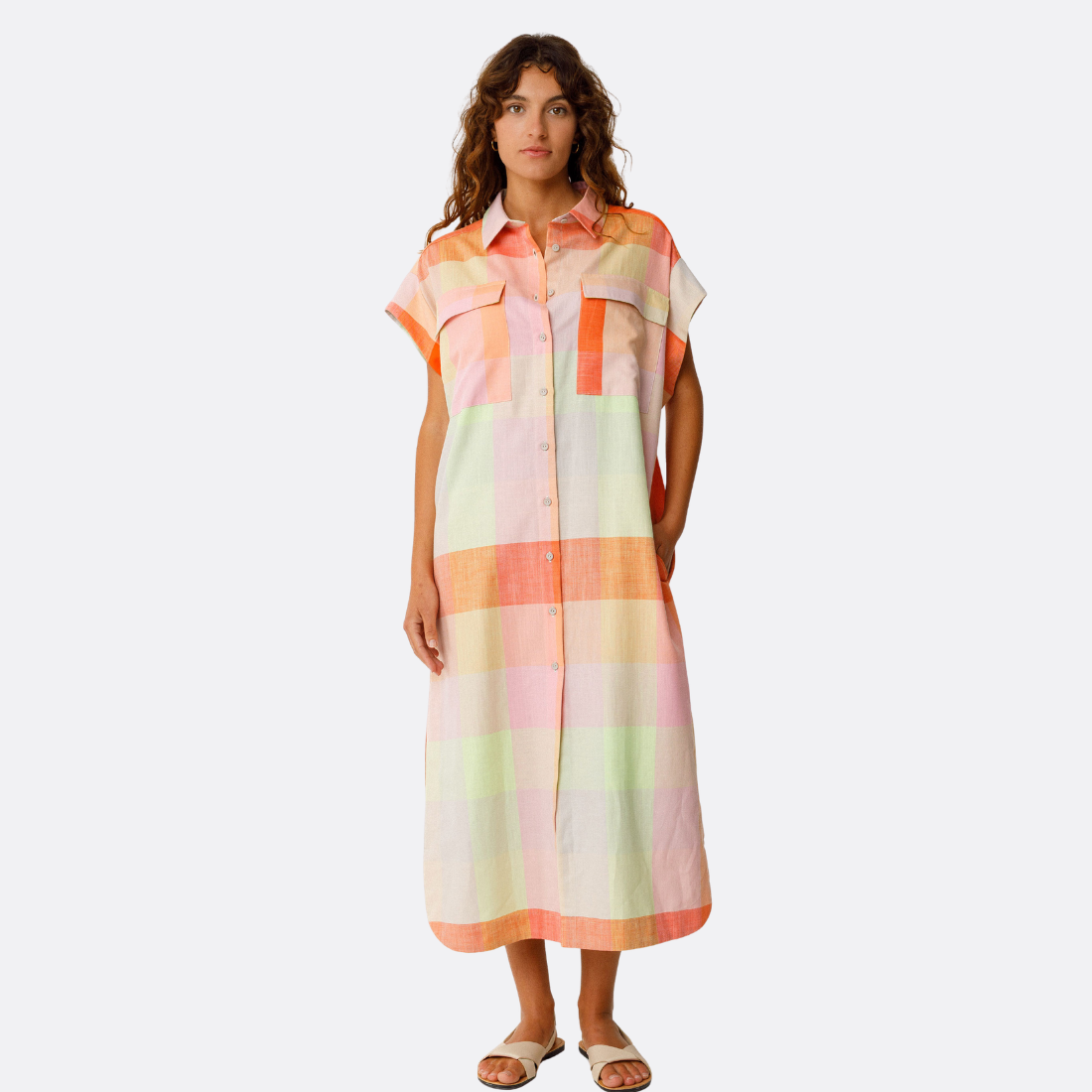 Lama Shirt Dress