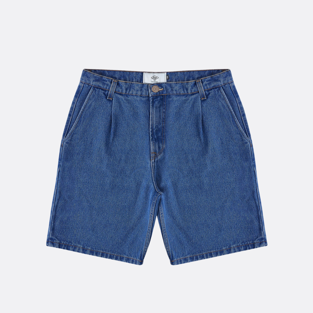 Sanjo Pantalones cortos cuadros // denim oscuro