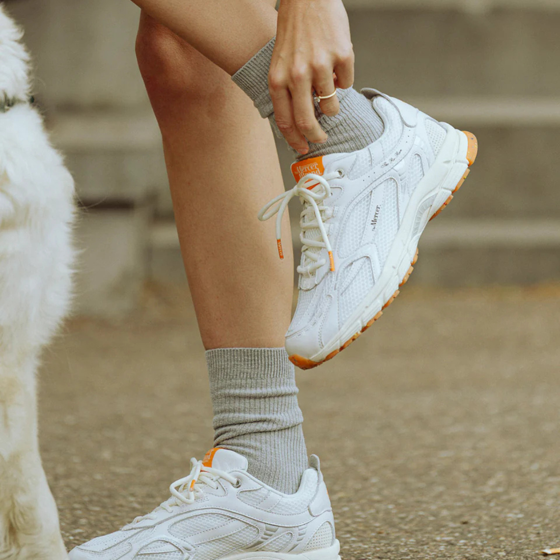 <PRODUCTTITLE> in White by Mercer.