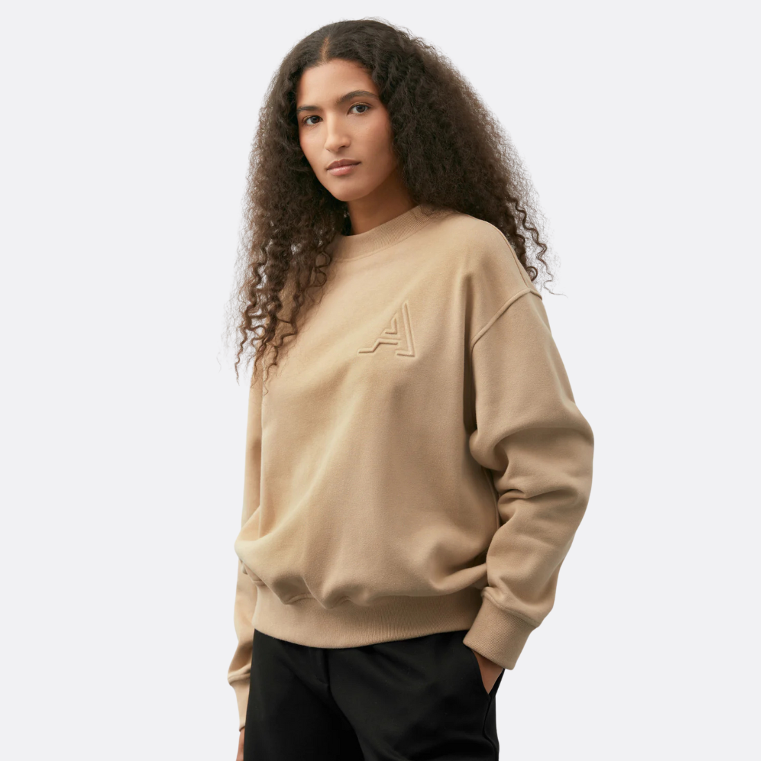 <PRODUCTTITLE> in Beige by A LINE.