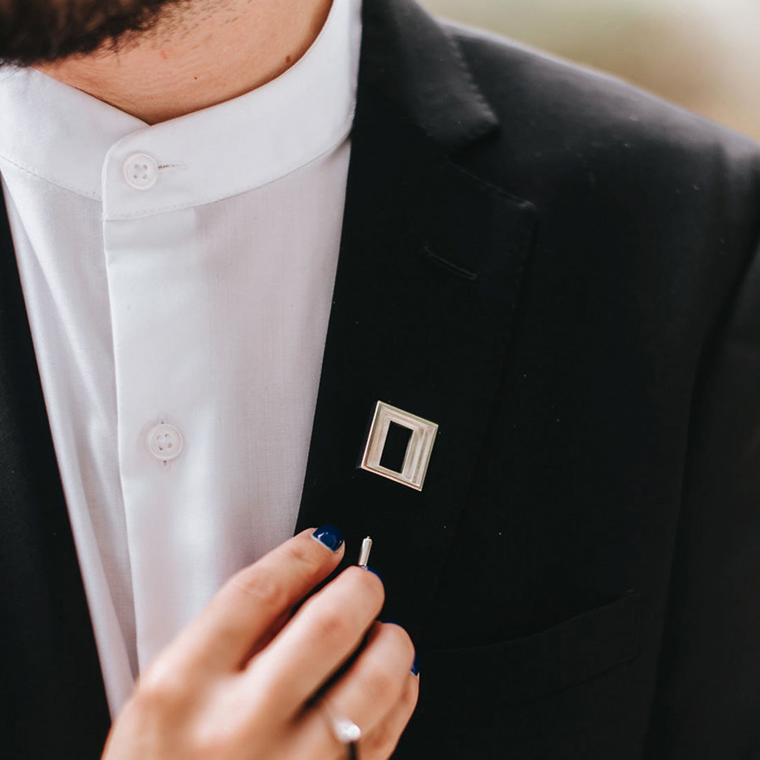 <PRODUCTTITLE> in Silver by ESQUIVEL.
