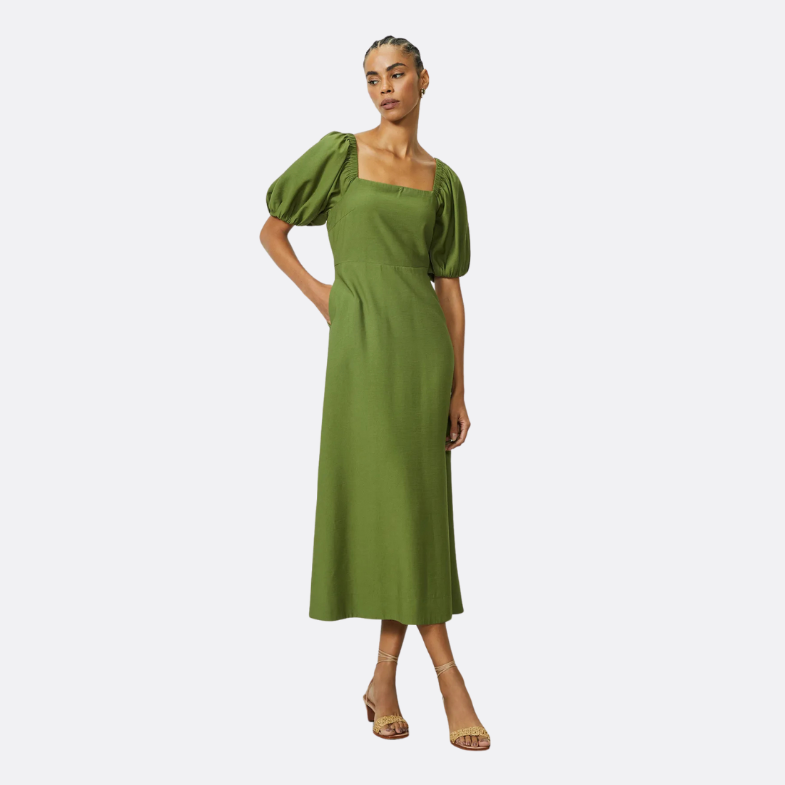 <PRODUCTTITLE> in Green by Shoulder.