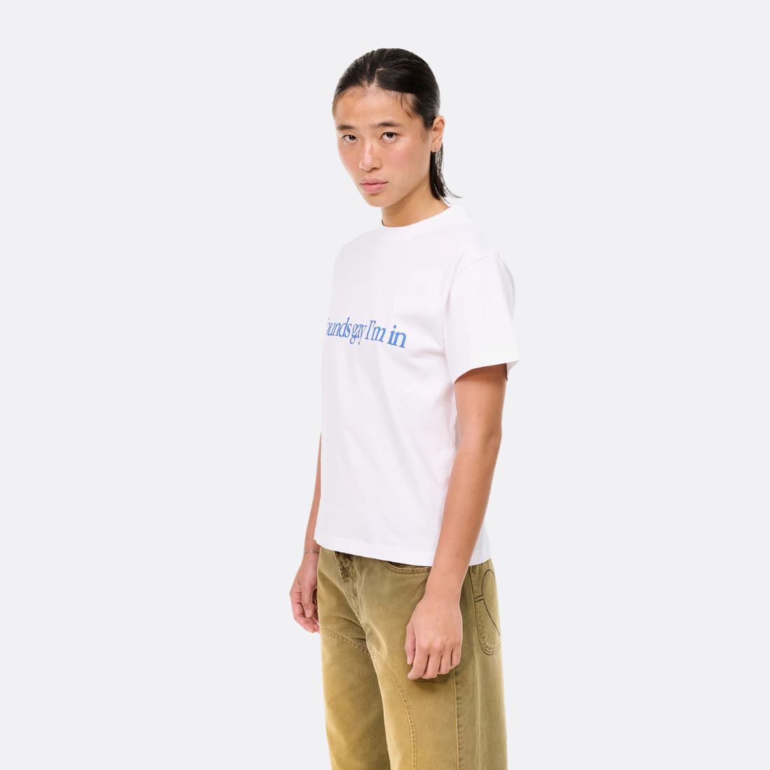 <PRODUCTTITLE> in White by Carne Bollente.