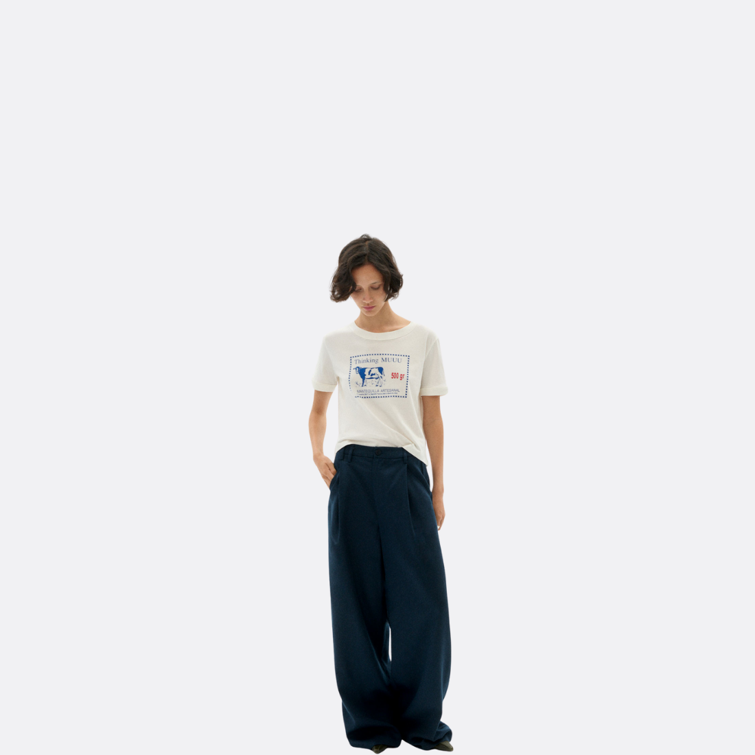 <PRODUCTTITLE> in White by Thinking Mu.