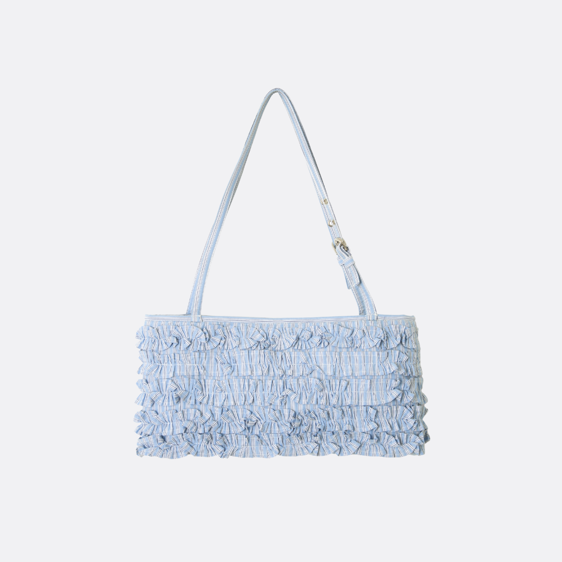Sophia Ruffle Baguette Bag