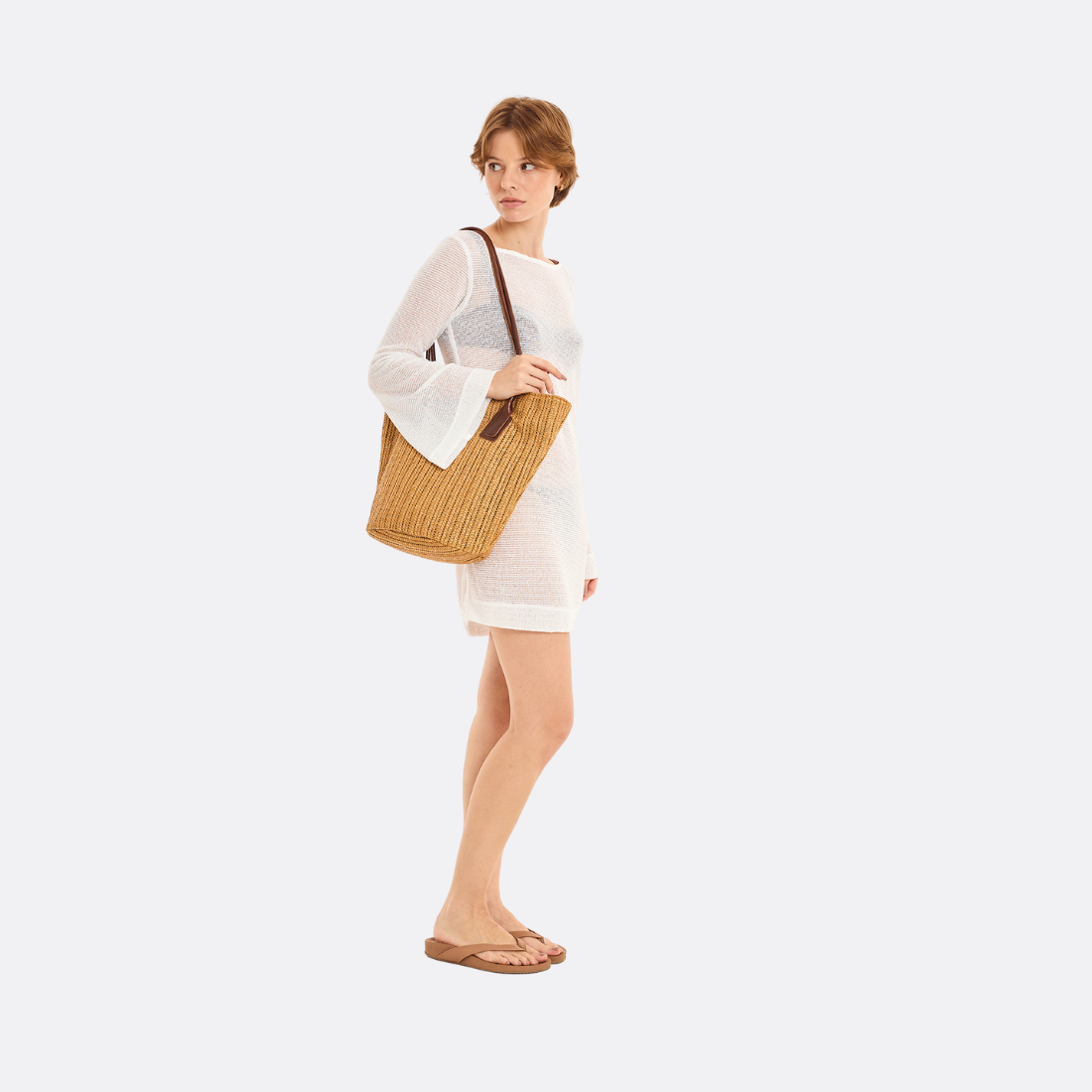 <PRODUCTTITLE> in White by Loja 3.