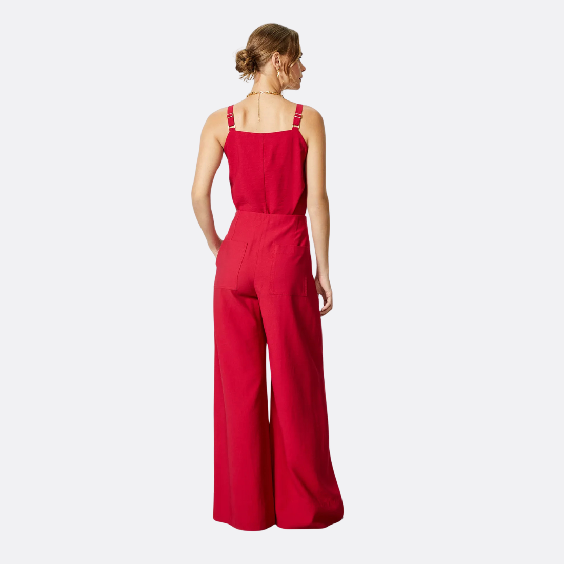 <PRODUCTTITLE> in Red by Shoulder.