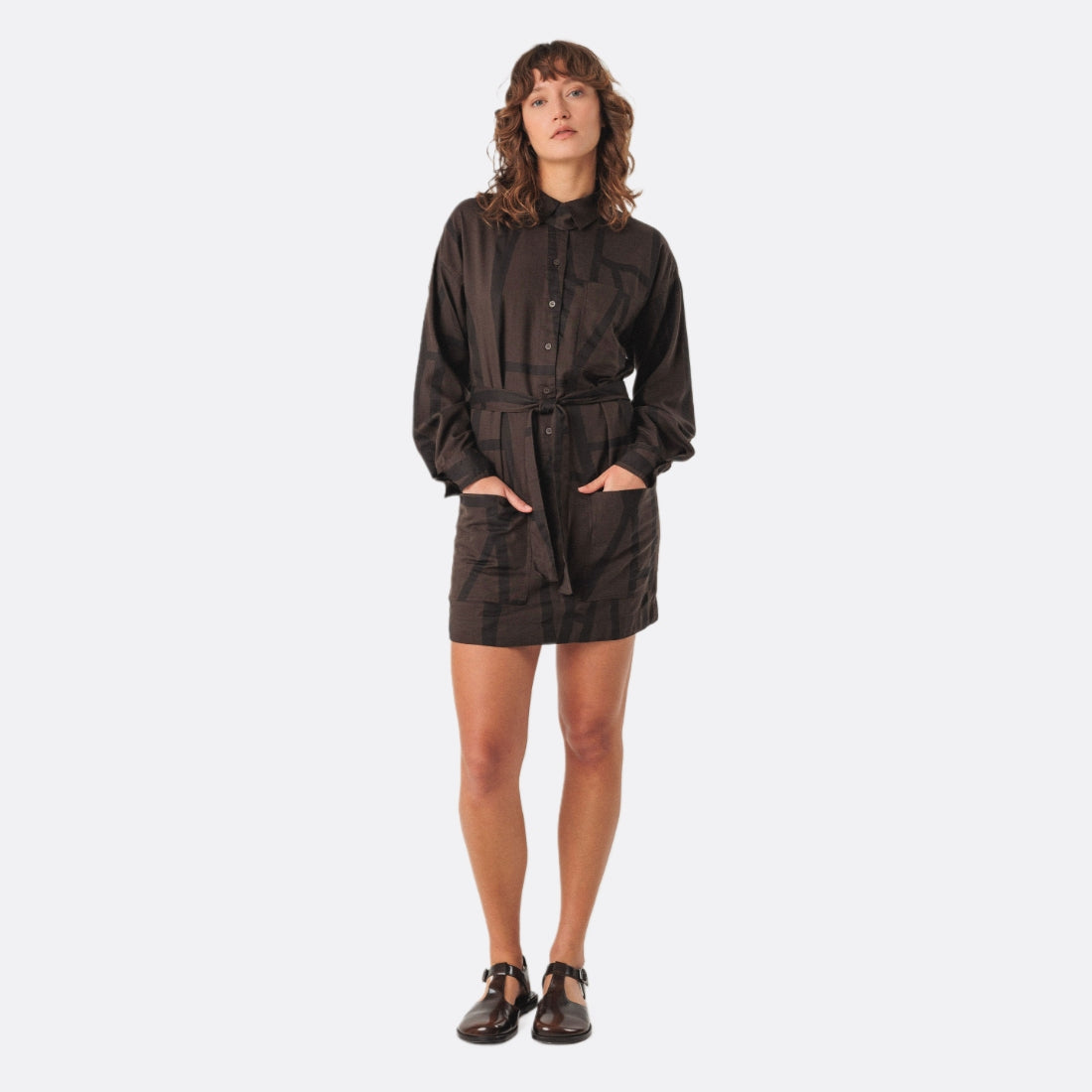 <PRODUCTTITLE> in Brown by SKFK.