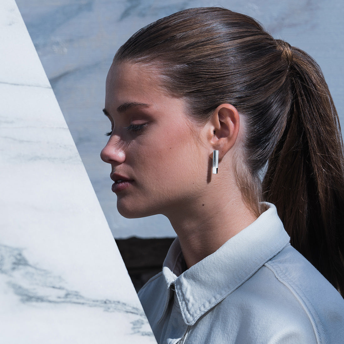 <PRODUCTTITLE> in Silver by ESQUIVEL.