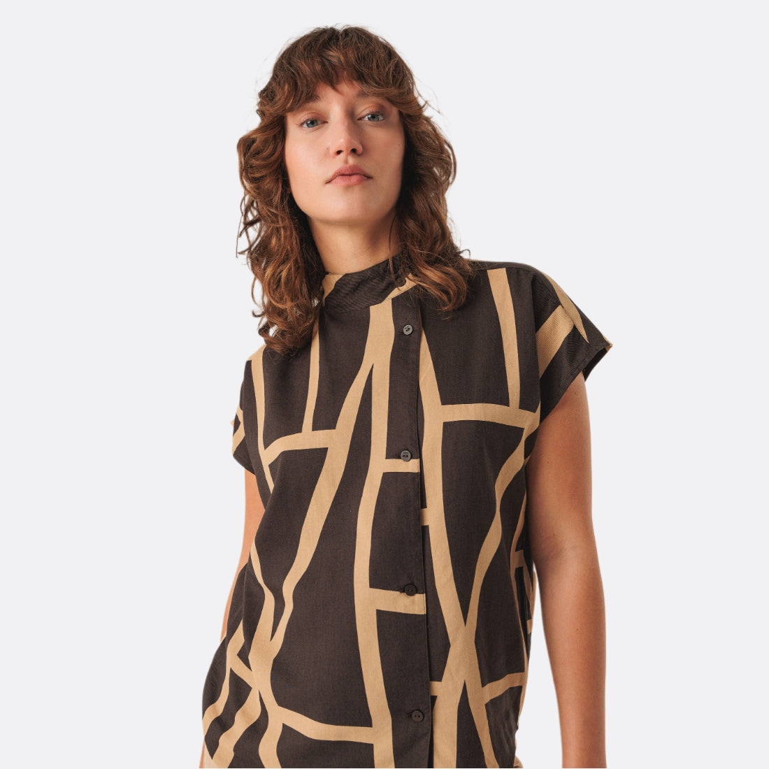 <PRODUCTTITLE> in Brown by SKFK.