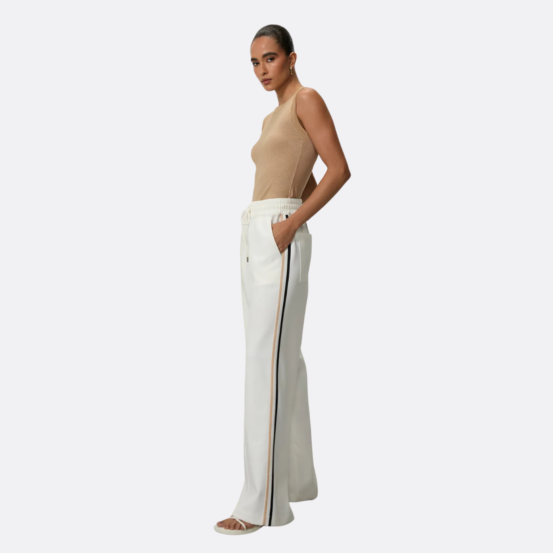 <PRODUCTTITLE> in White by Shoulder.