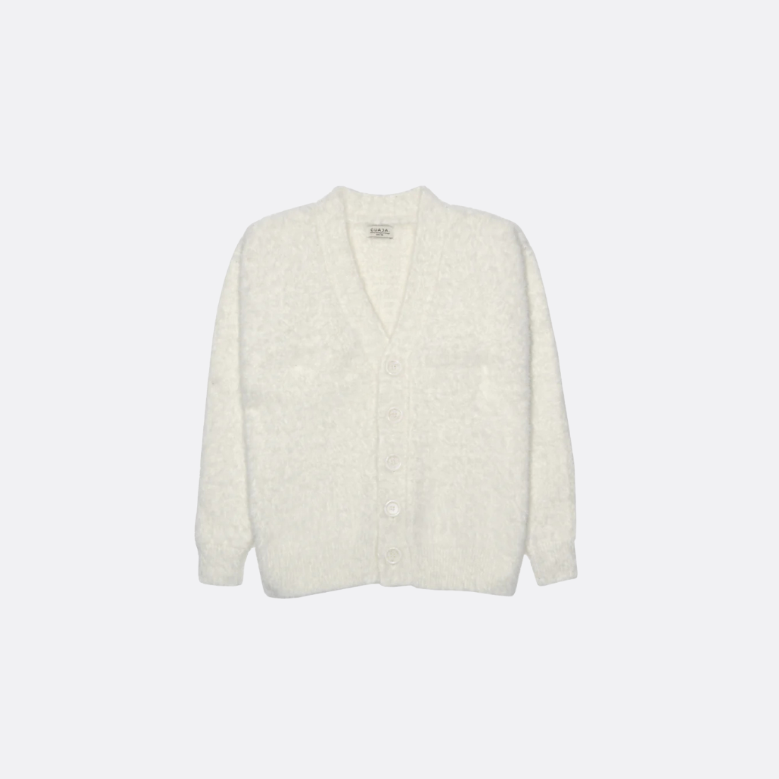 Schnee übergroße Strickjacke aus