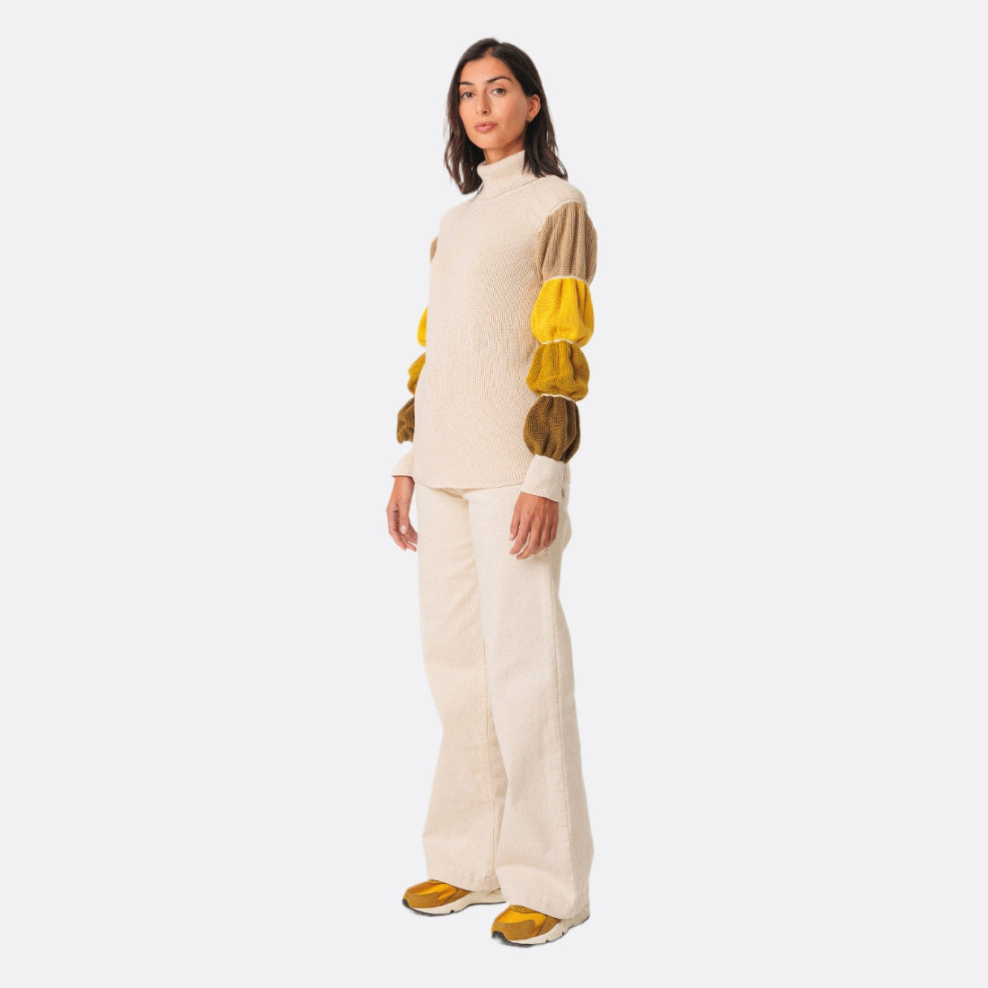 <PRODUCTTITLE> in Beige by SKFK.