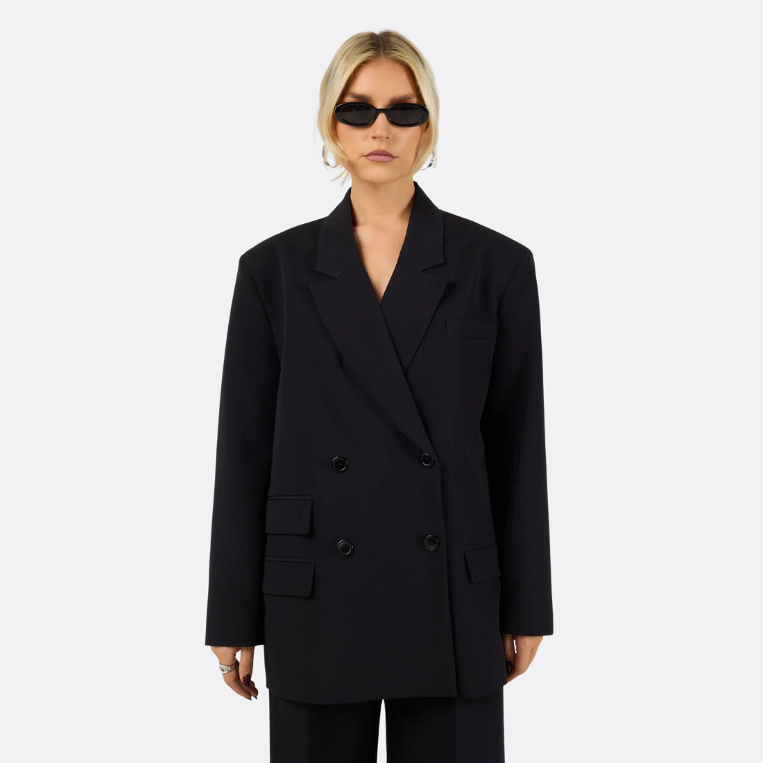 Jagger Blazer Doble-Breasted Black