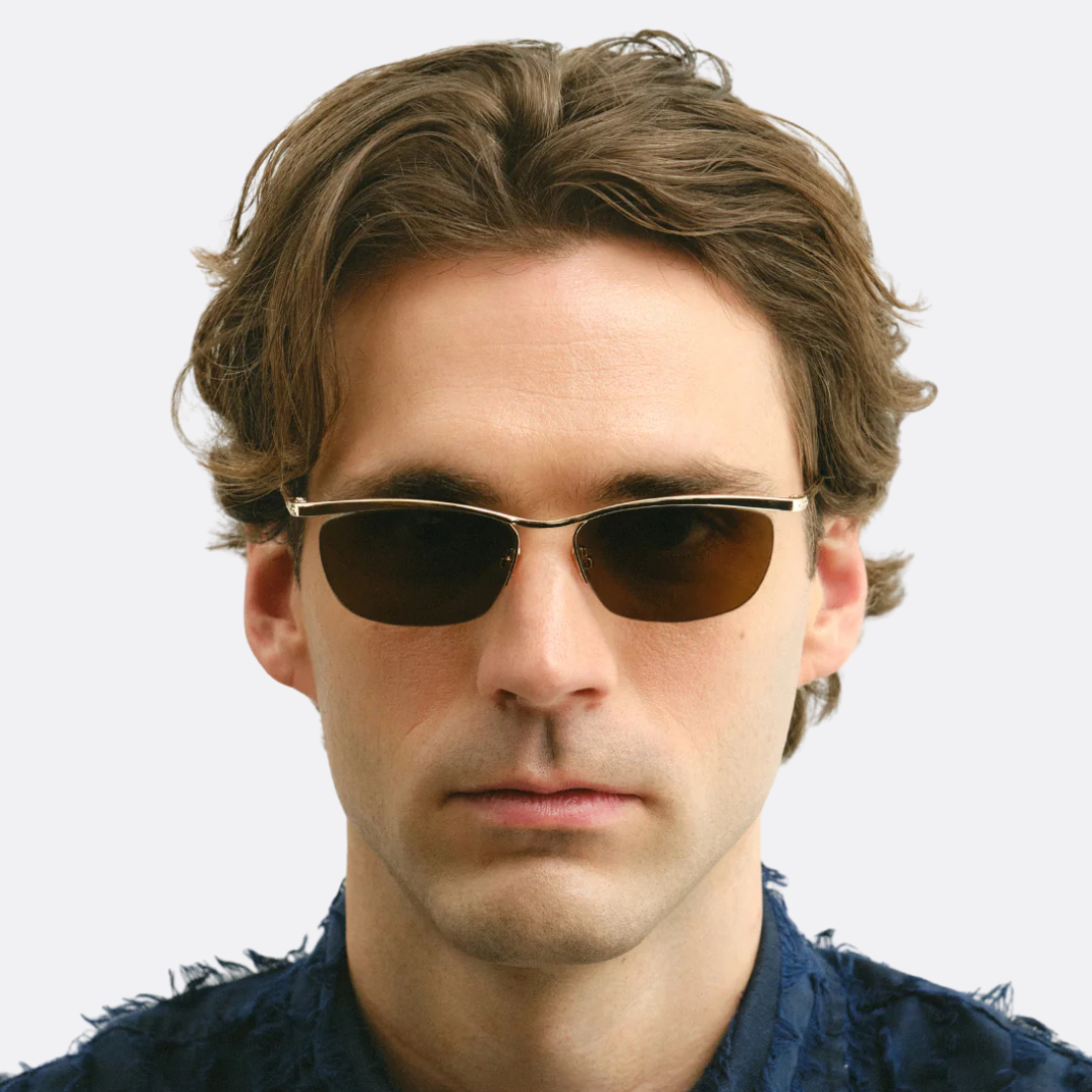 <PRODUCTTITLE> in Golden by Corlin Eyewear.