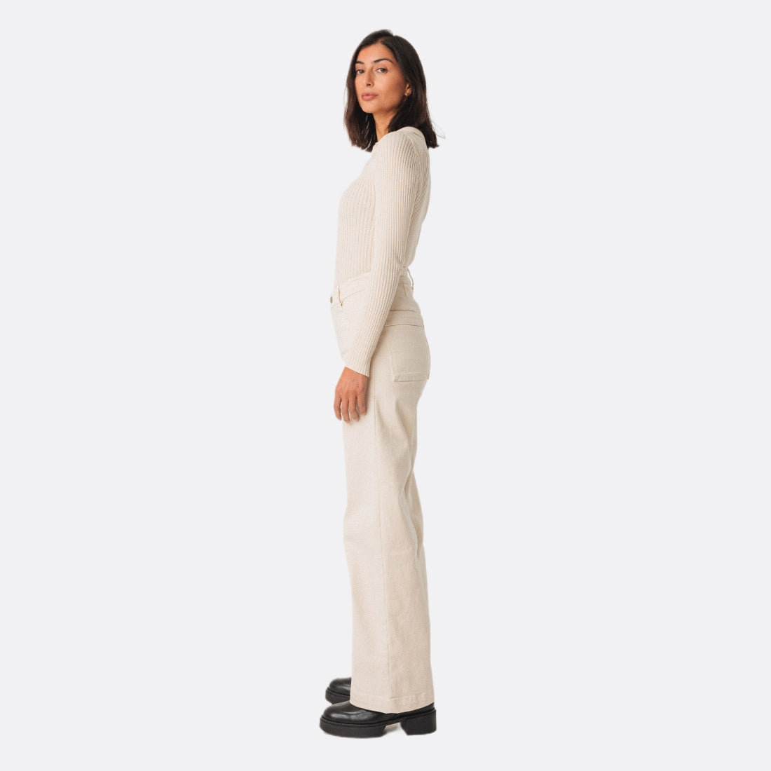 <PRODUCTTITLE> in White by SKFK.