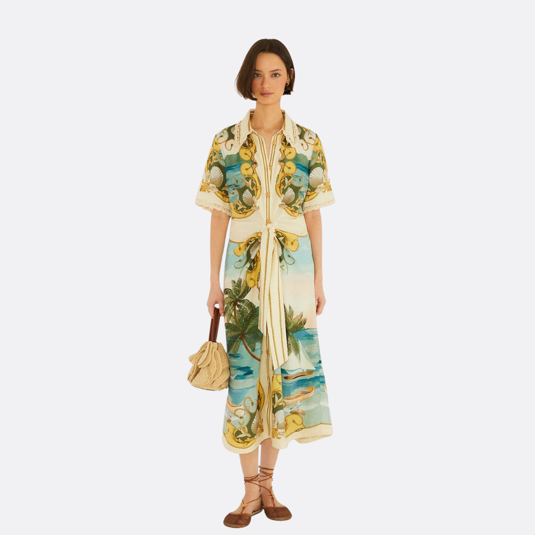 Vestido Mar Real