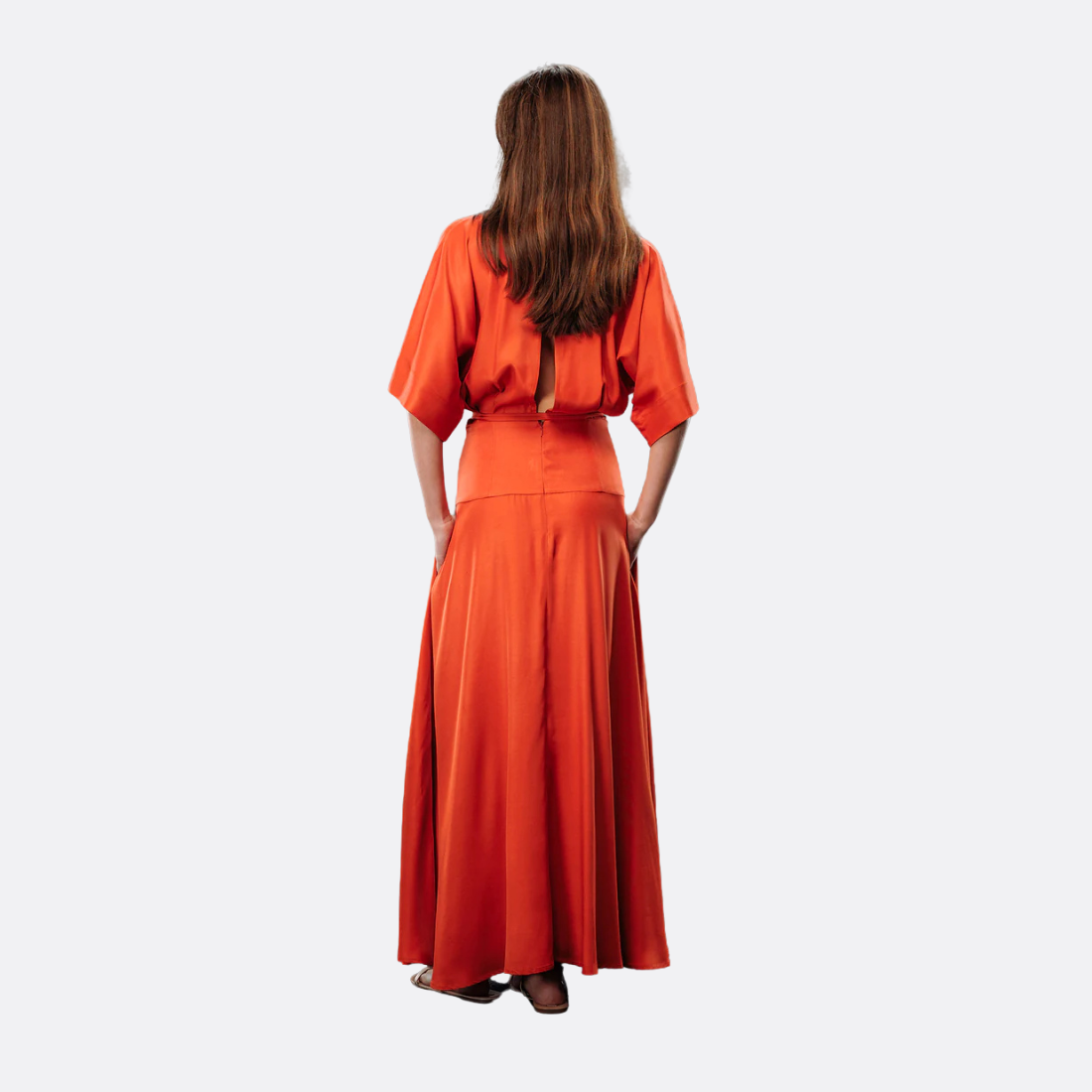 <PRODUCTTITLE> in Orange by A LINE.
