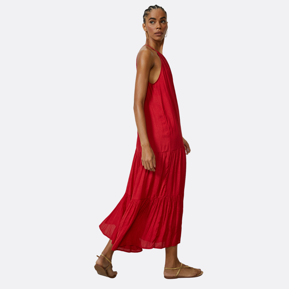 <PRODUCTTITLE> in Red by Shoulder.