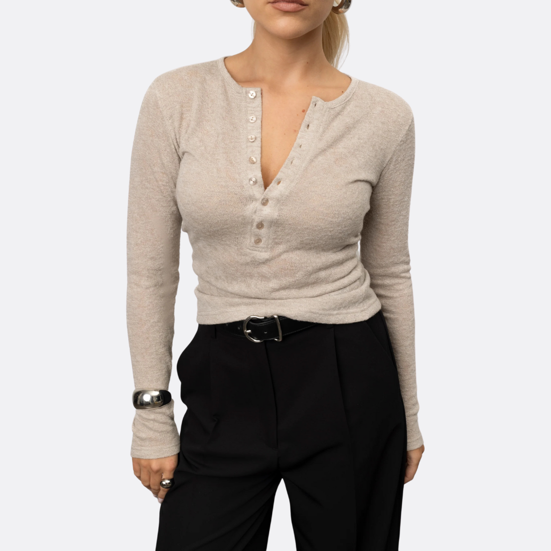 <PRODUCTTITLE> in Beige by Guaja.