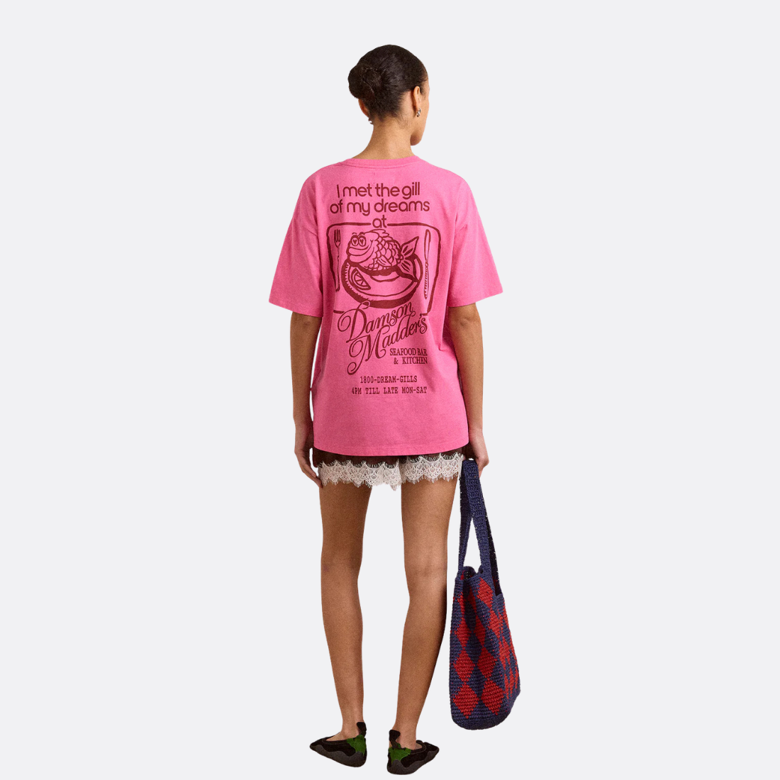 <producttitle> in Pink von Damson Madder.