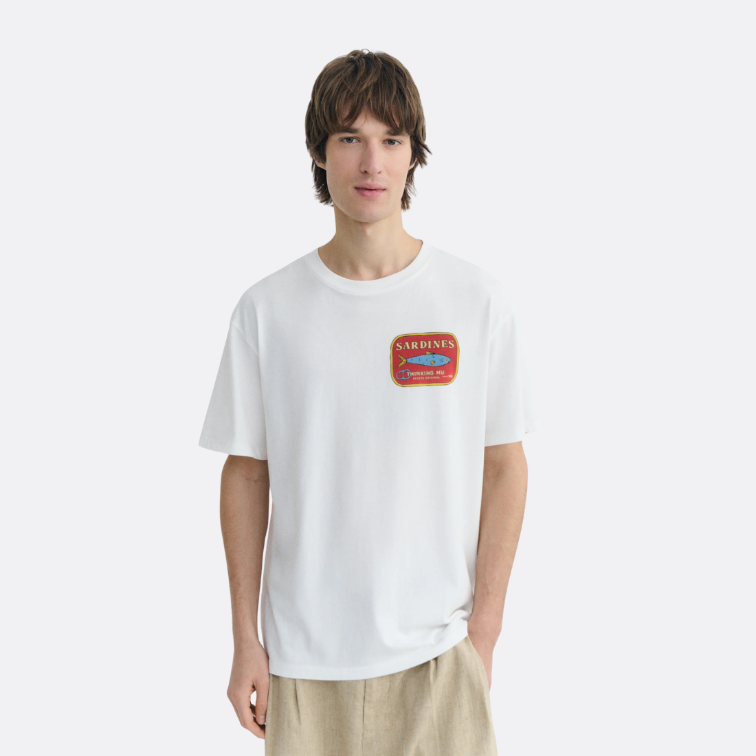 <PRODUCTTITLE> in White by Thinking Mu.