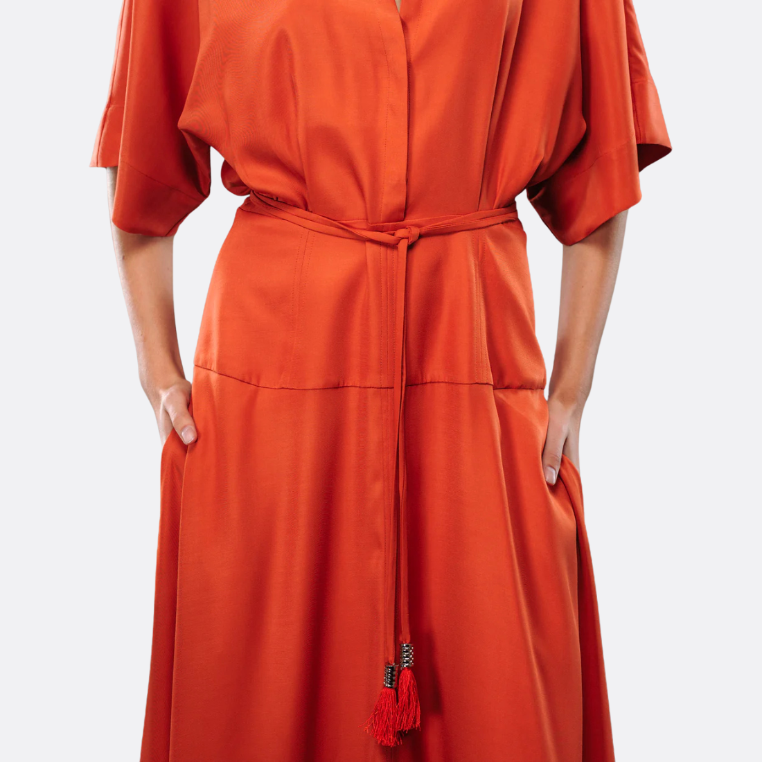 <PRODUCTTITLE> in Orange by A LINE.
