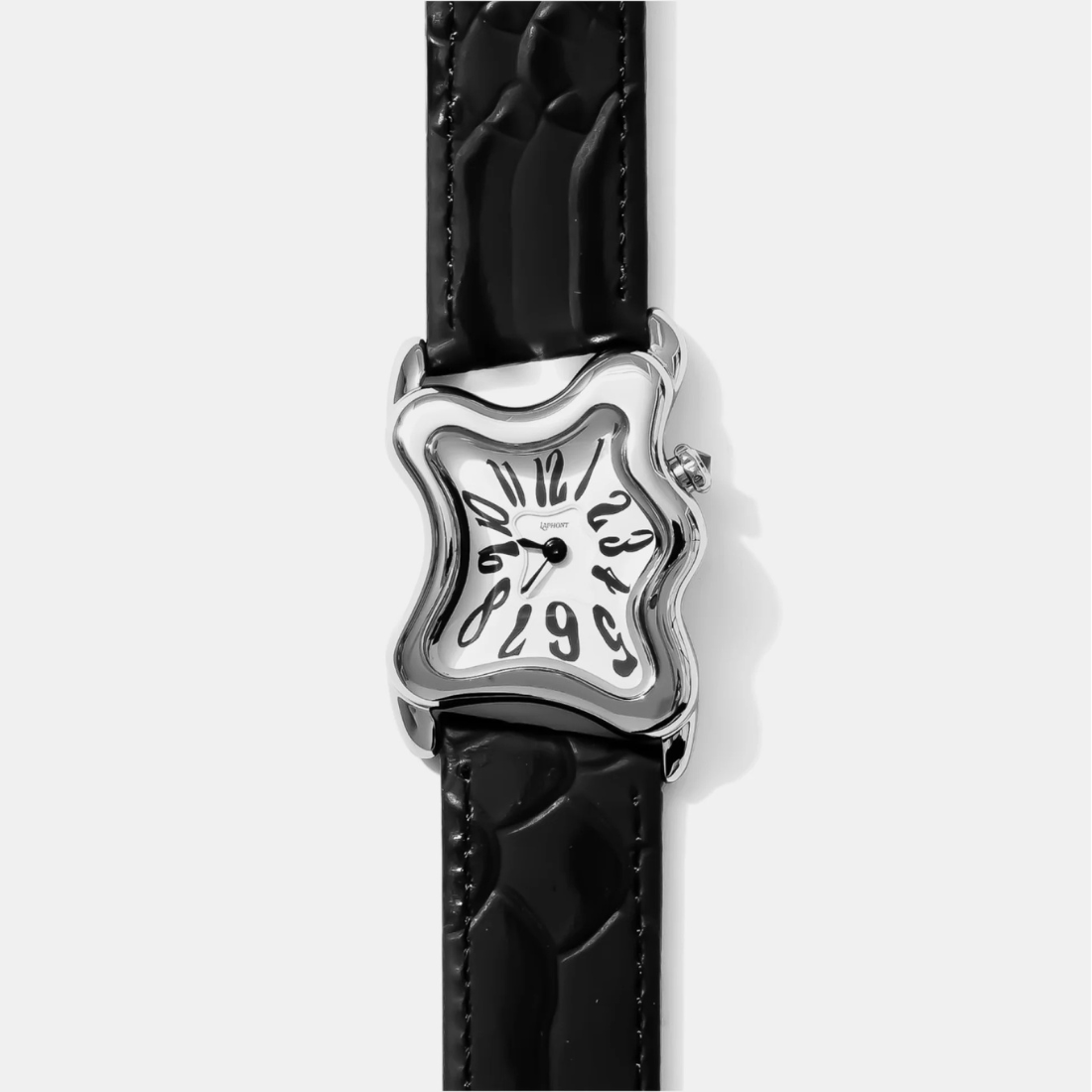 Ooblong watch white cadran