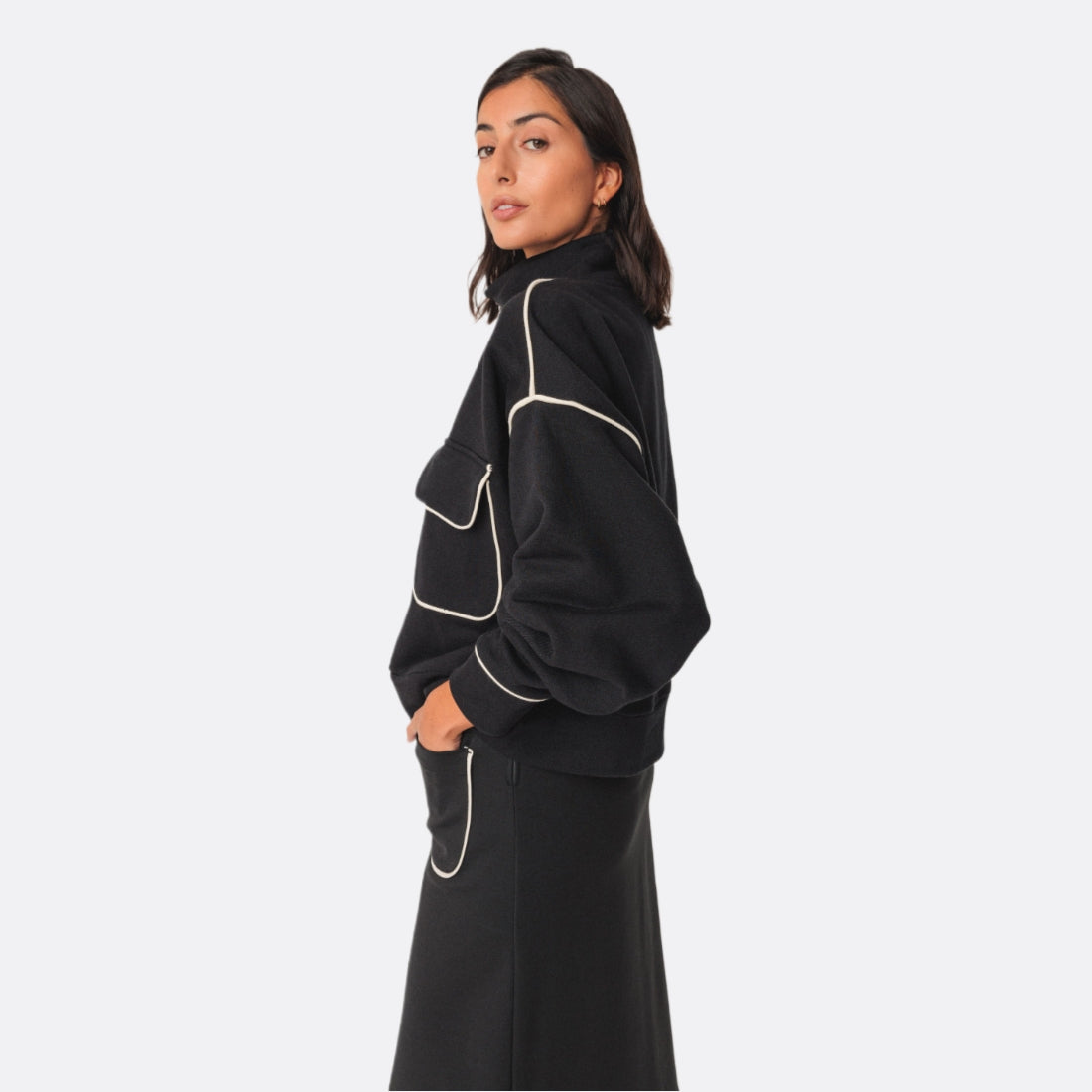 <PRODUCTTITLE> in Black by SKFK.